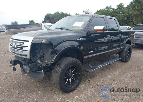 2013 Ford F-150 Platinum from USA, damaged, VIN 1FTFW1ET8DFC32981